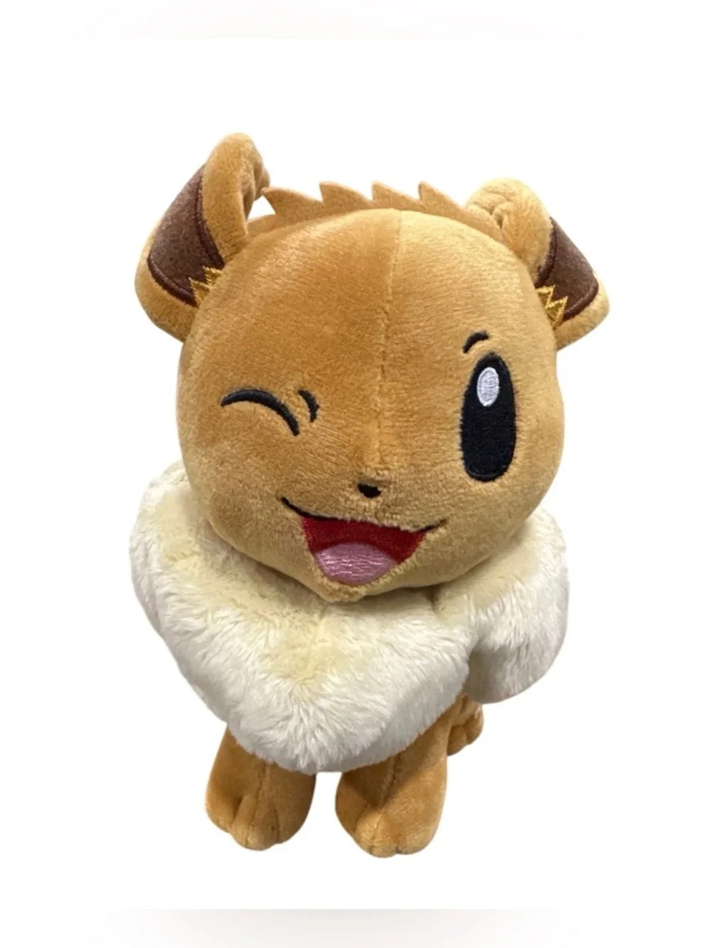 Plush Toy - Sylveon Pink & Eevee Brown Plush Set